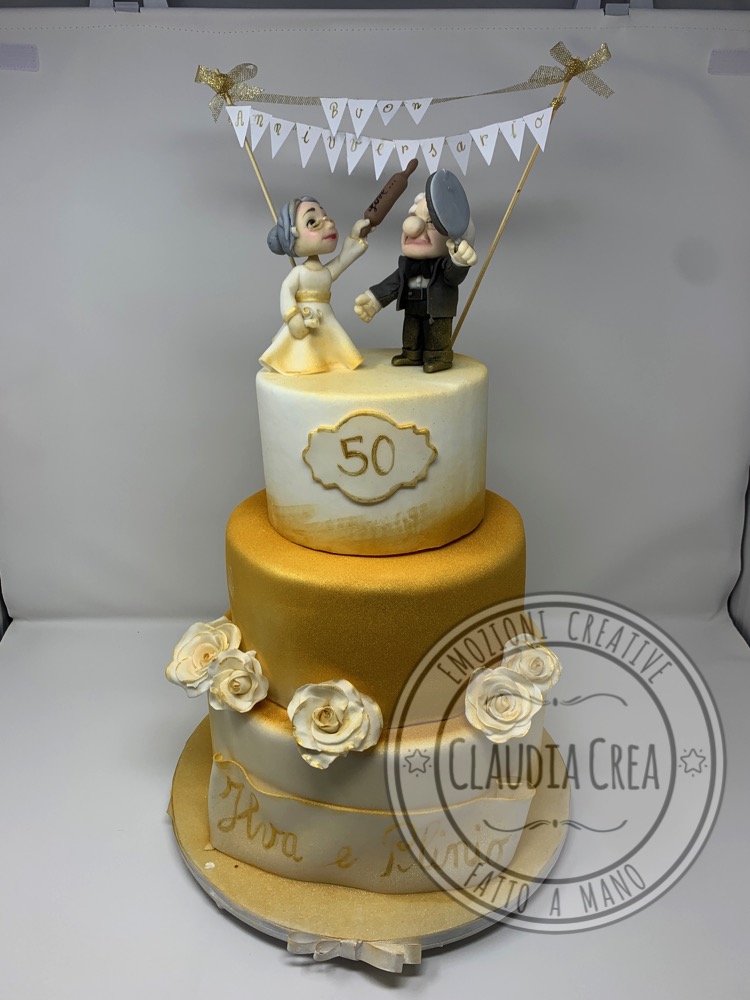 Torta 50 anni di matrimonio! - Claudia Crea